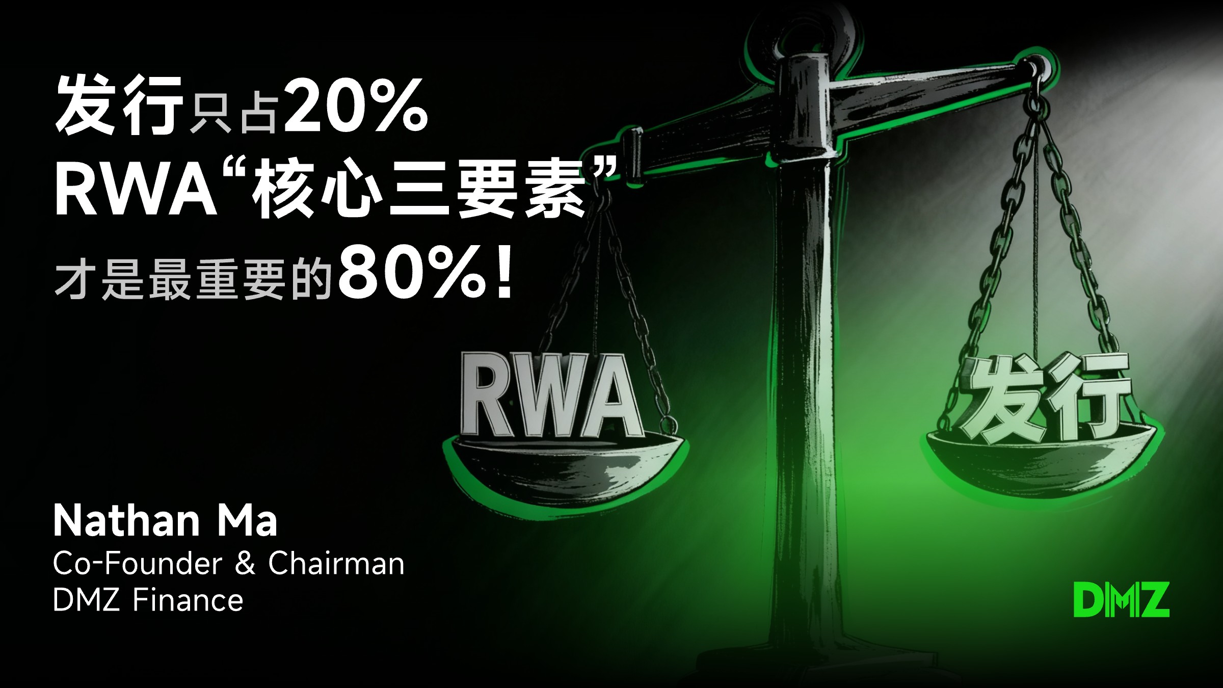 RWA发行平台不会告诉你的实话：发行占20%，RWA“三要素”才是重要的80%！