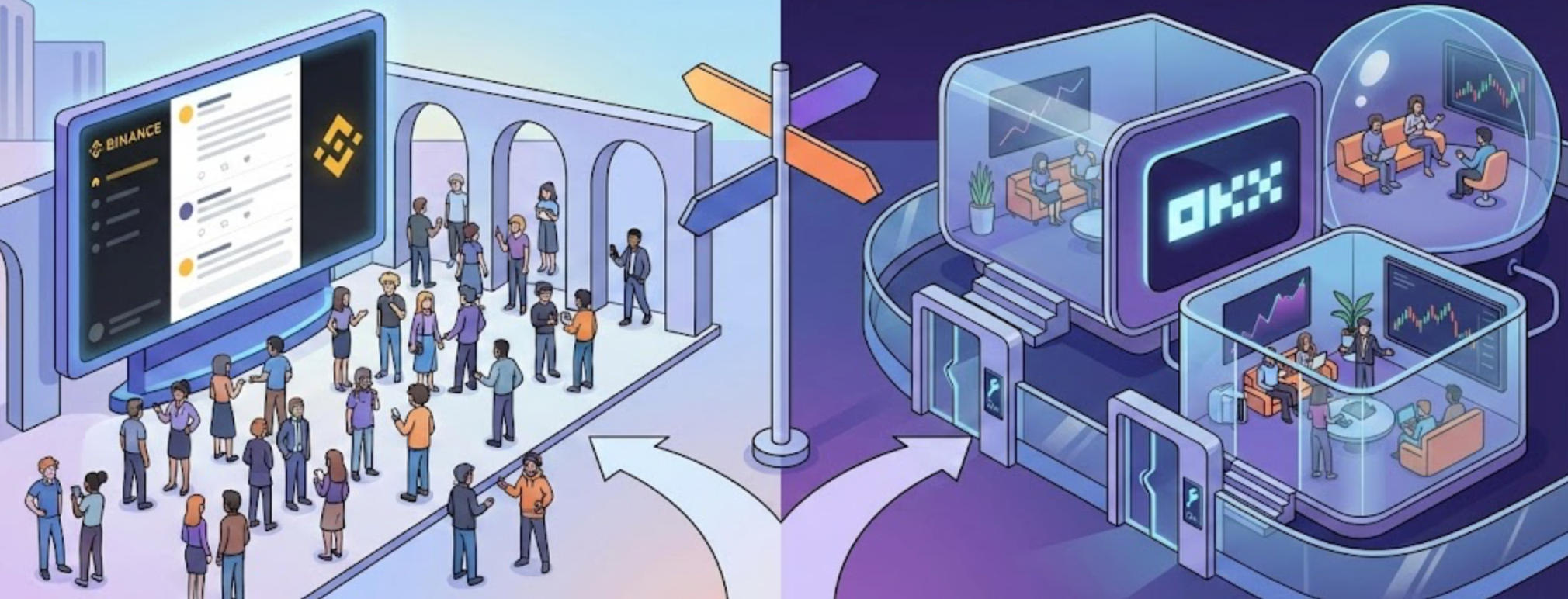 公域向左，私域向右：从 OKX“星球”看加密交易所的 SocialFi 竞争