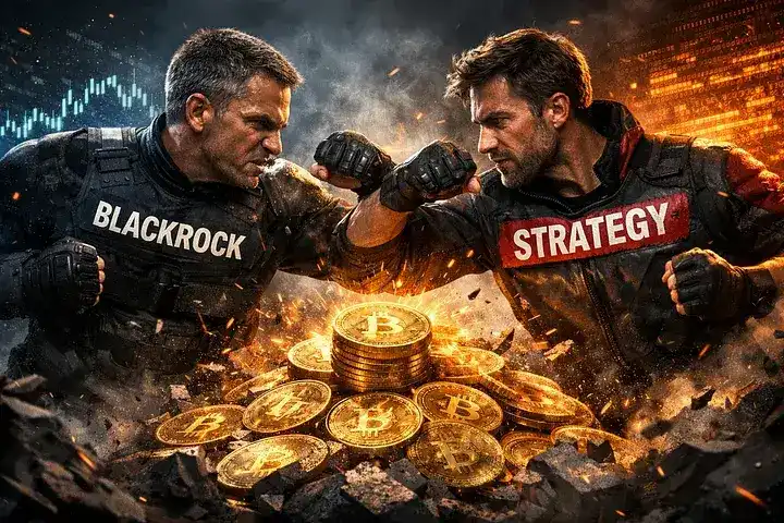 BlackRock vs. Strategy：谁将赢得比特币积累大战？