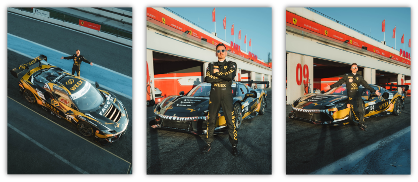 WEEX、Carl Moon、Ferrari Challenge