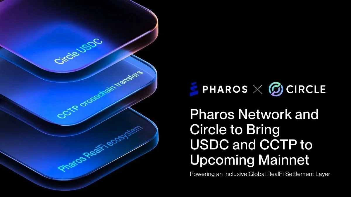 Pharos Network宣布与Circle合作部署USDC与CCTP至主网