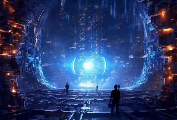 元宇宙 科幻 赛博朋克 绘画 (4)大模型