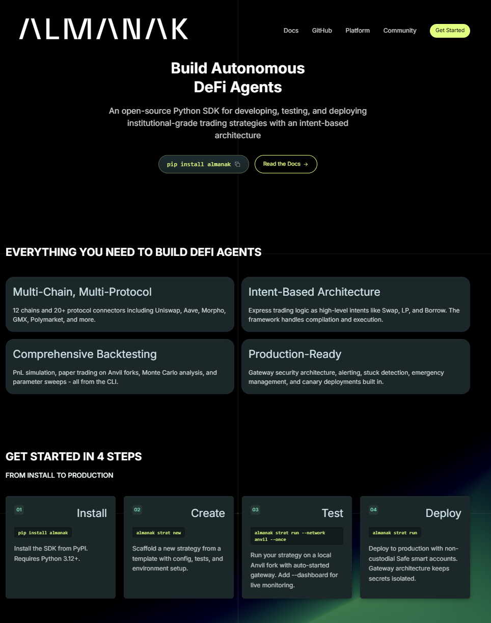 DeFAI工具汇总:如何用AI Agent 驱动链上资产管理