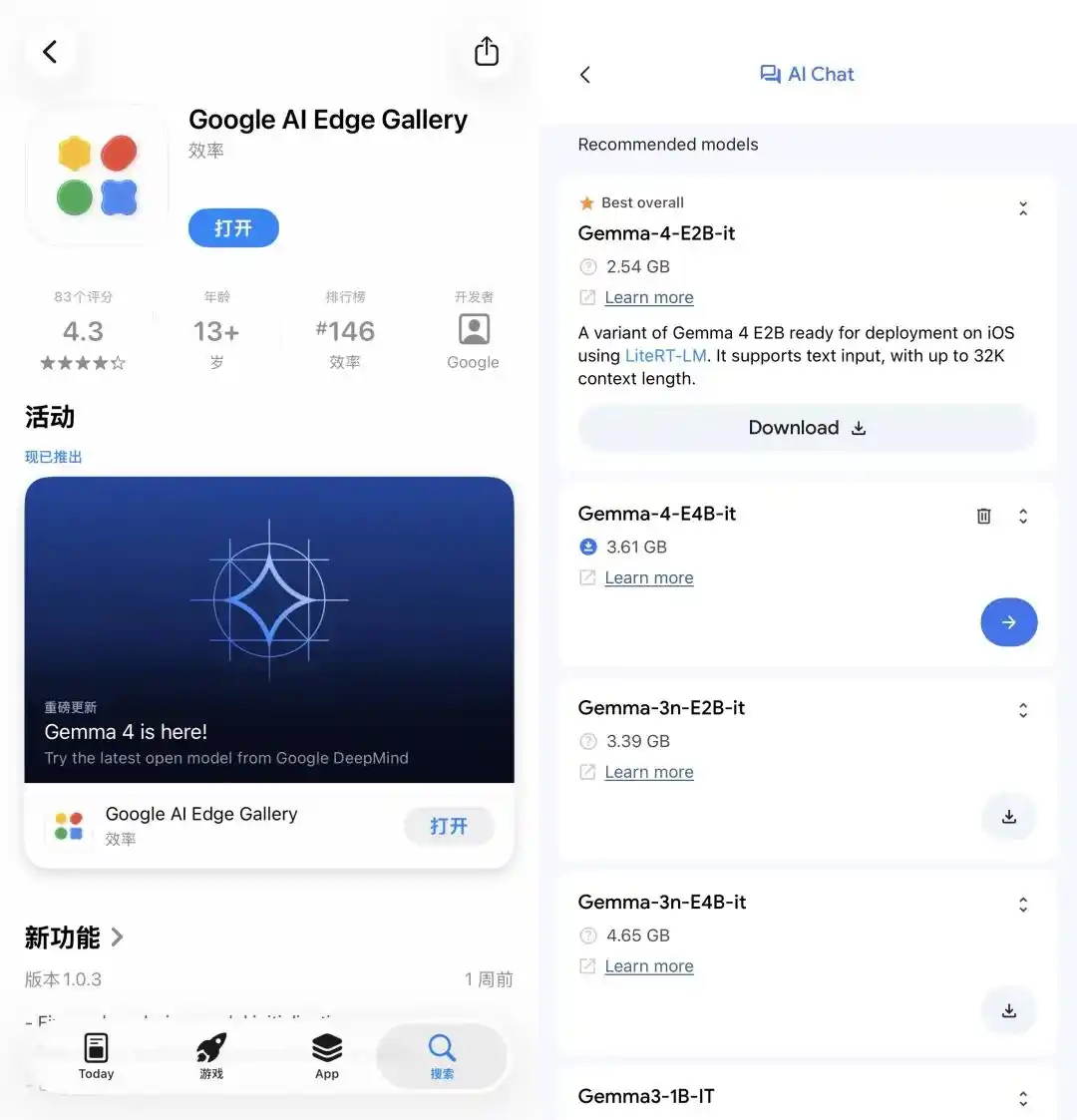 Google AI Edge Gallery