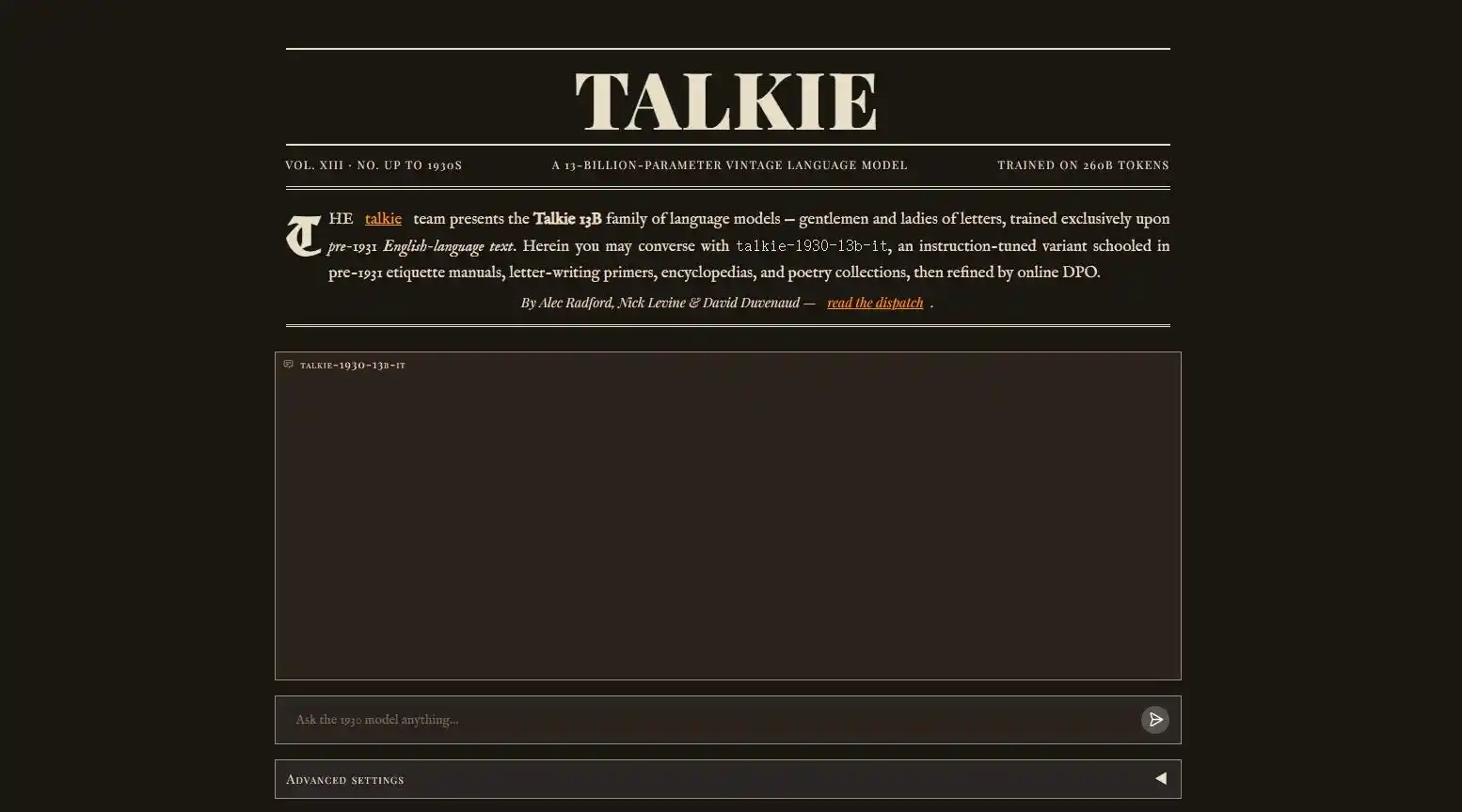 Talkie 1930