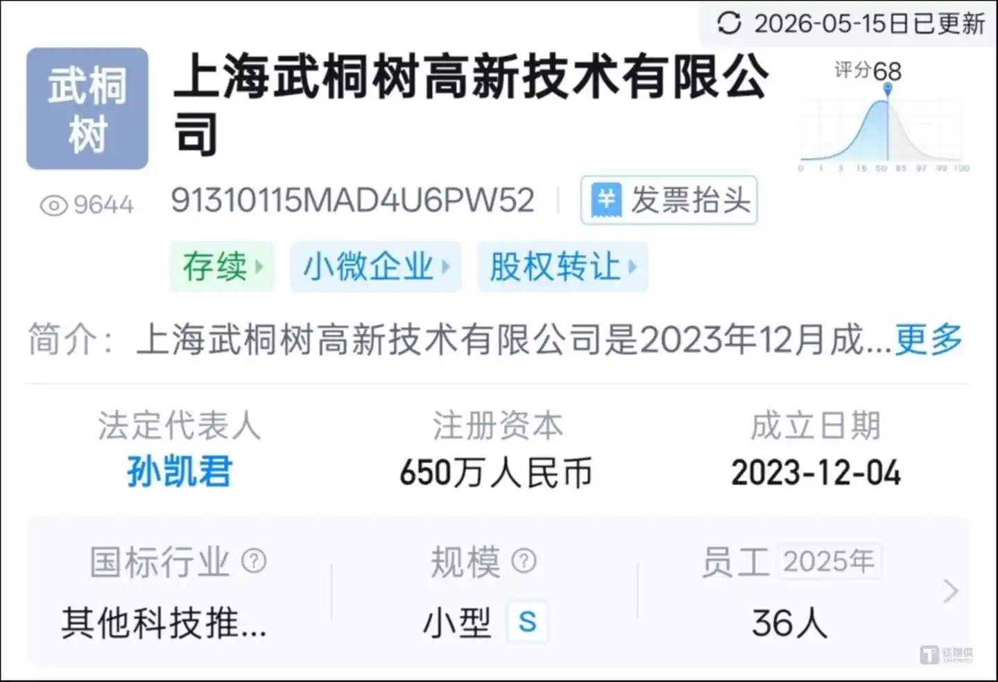 图源:天眼查APP