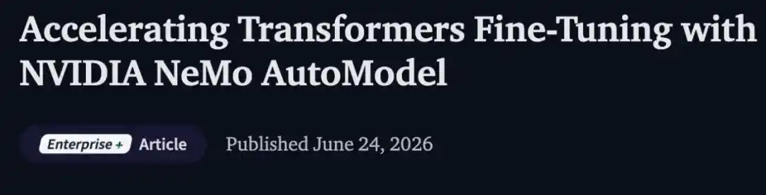 NeMo AutoModel