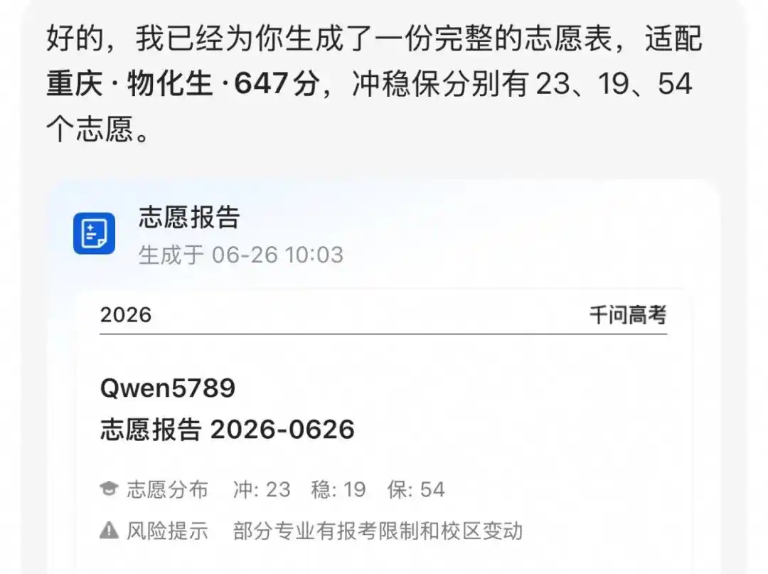 高考志愿填报