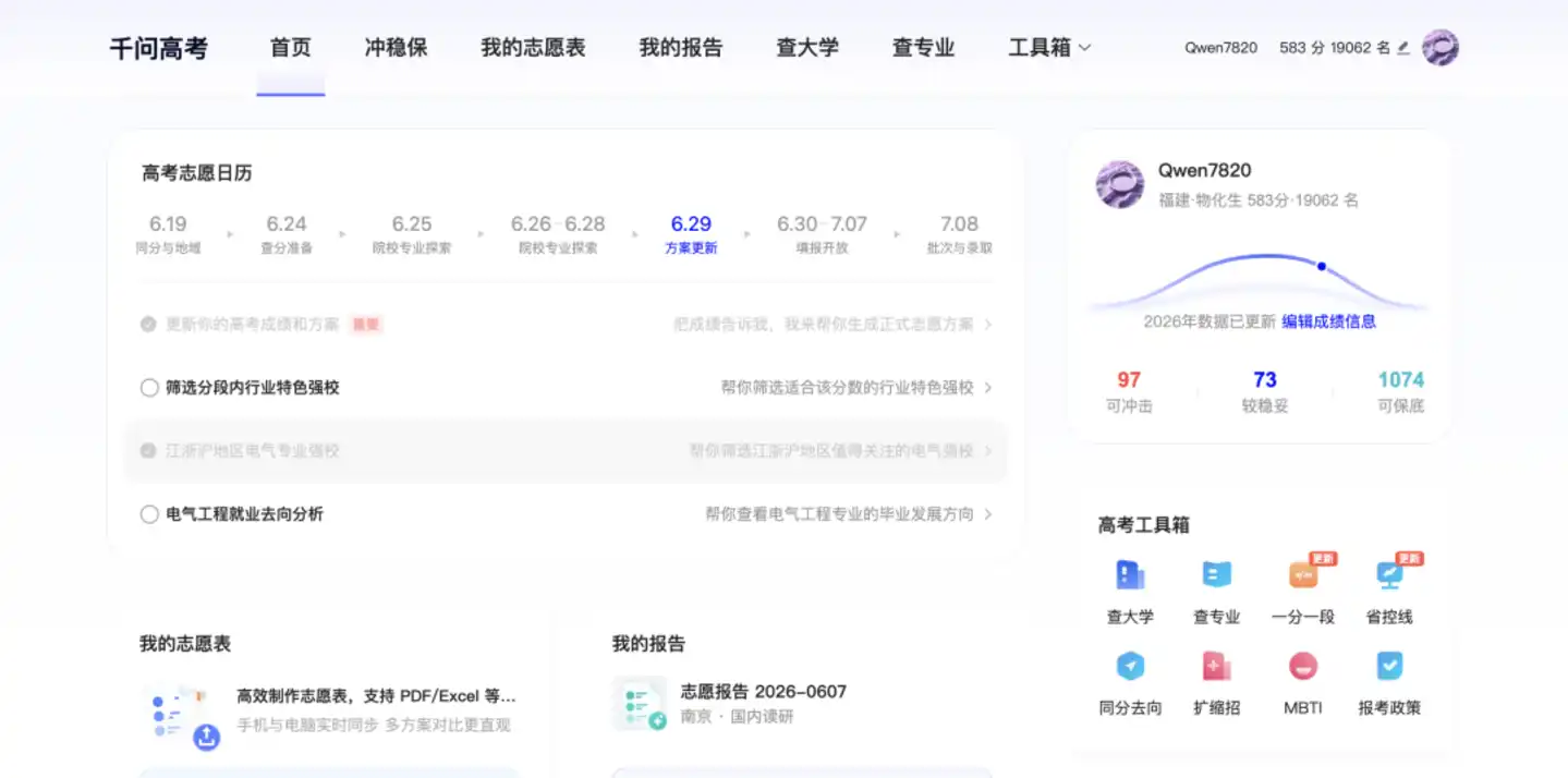 高考志愿填报