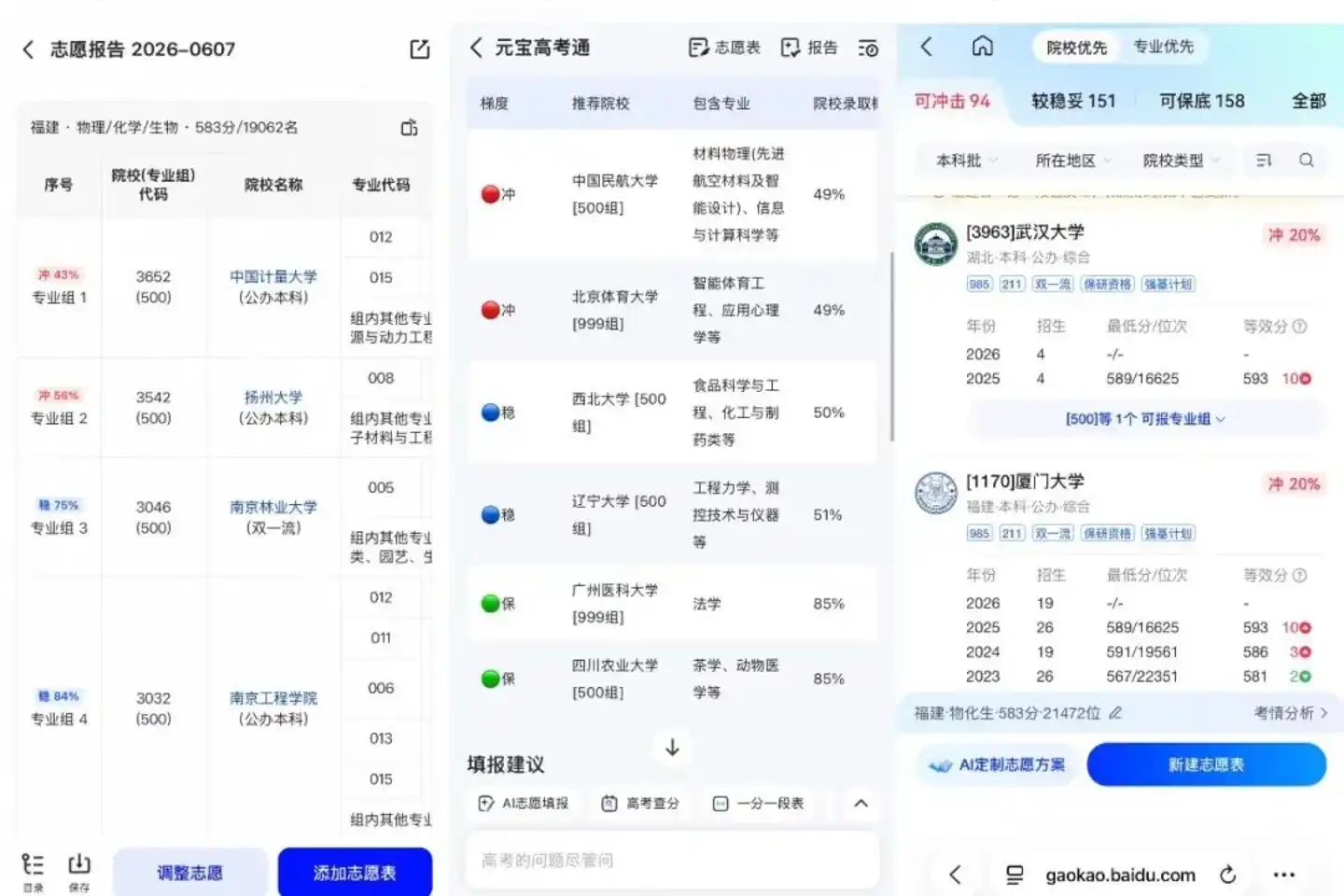 高考志愿填报