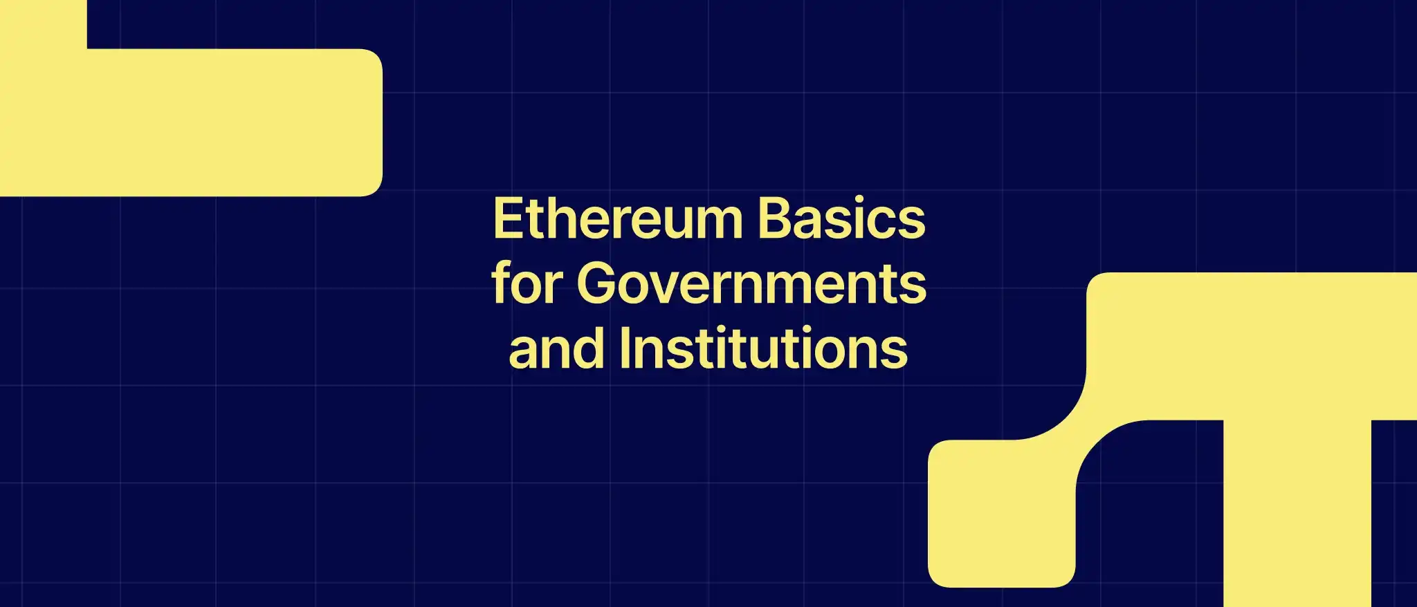 Ethereum for Governments and Institutions: Why neutral infrastructure matters now