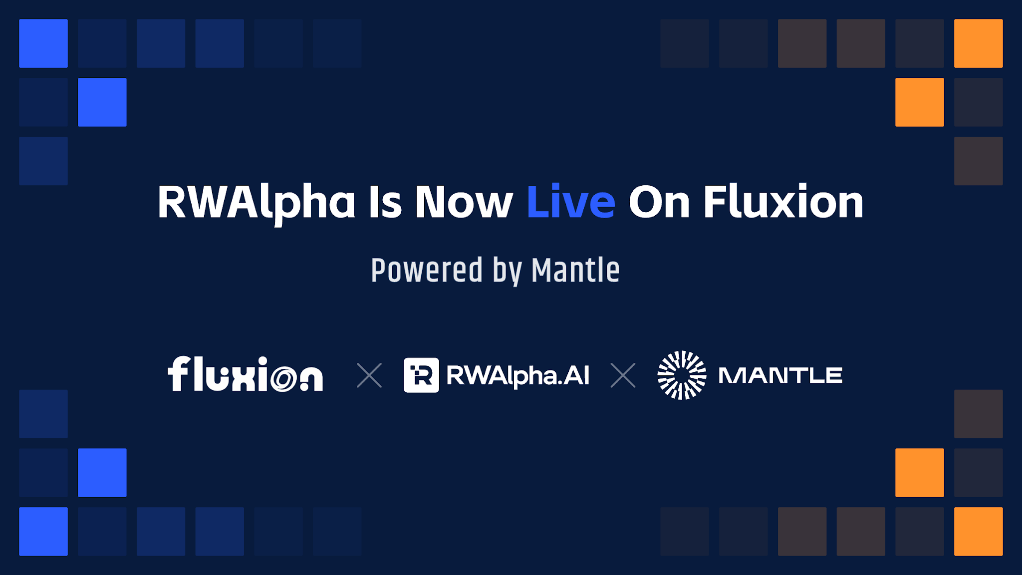 RWAlpha上线Fluxion，与Mantle共建Vault，推动真实收益上链