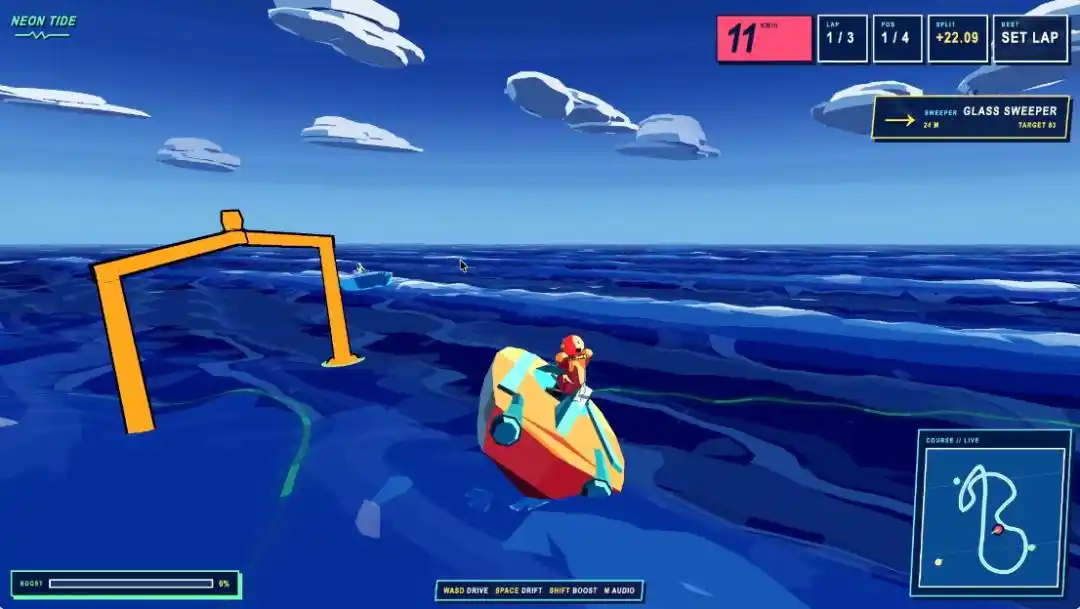 Opus 5 built a boat racing game with 690 million tokens, and a GPT-5.6 remake followed at about $5 4