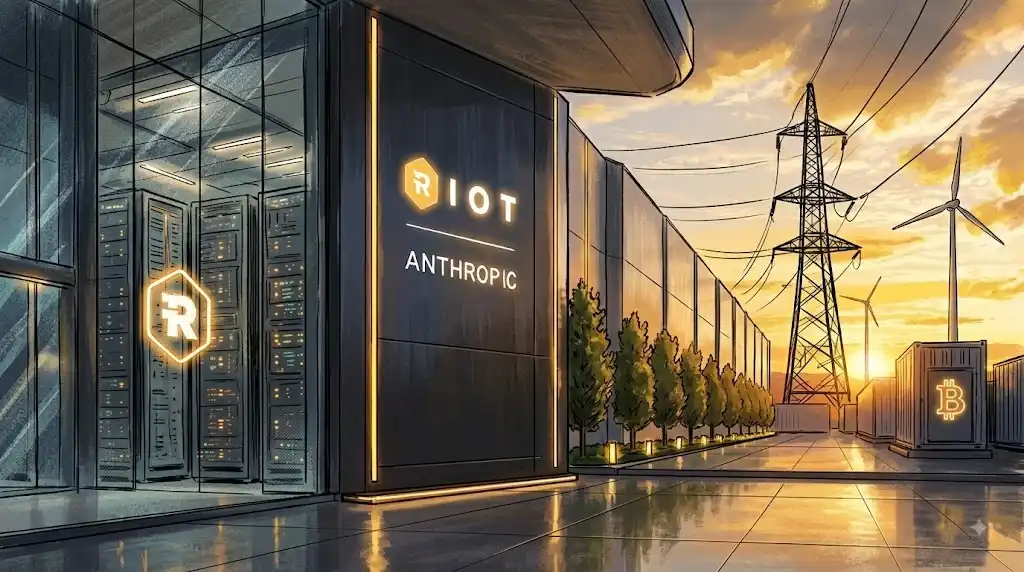 Anthropic,Riot Platforms,AI数据中心