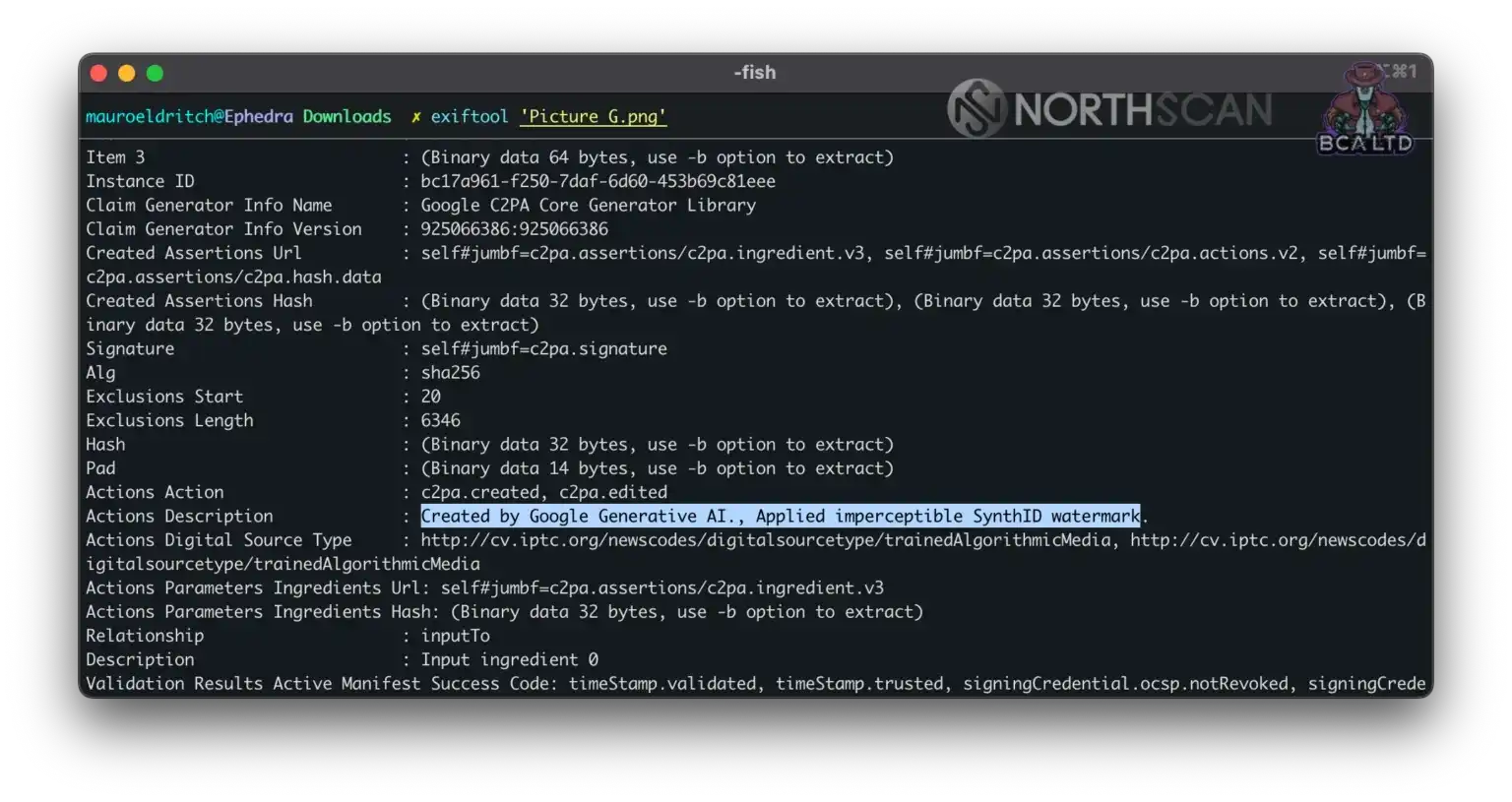 Lazarus investigation: Angelo’s License Metadata