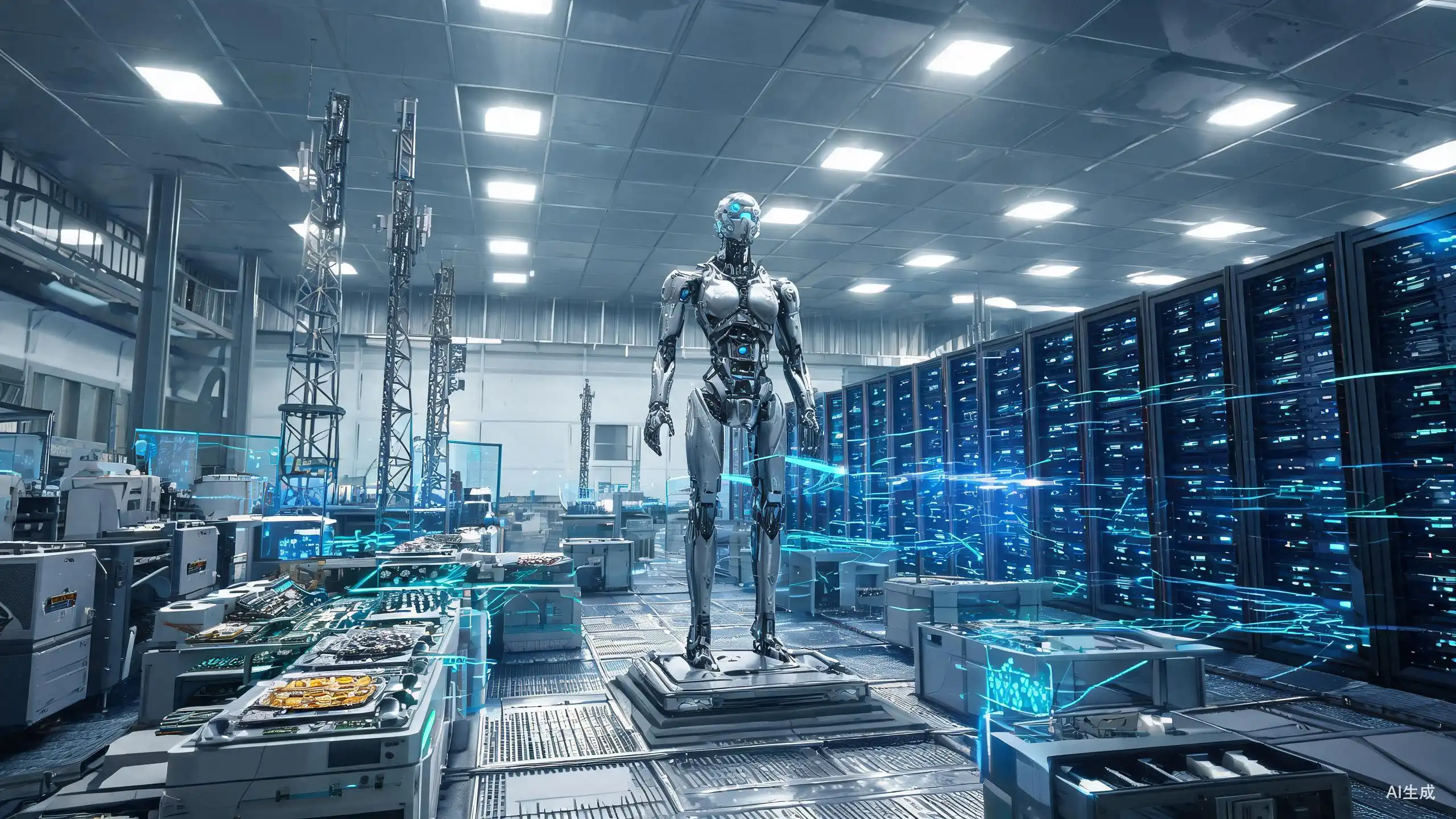 AI,机器人,特斯拉
