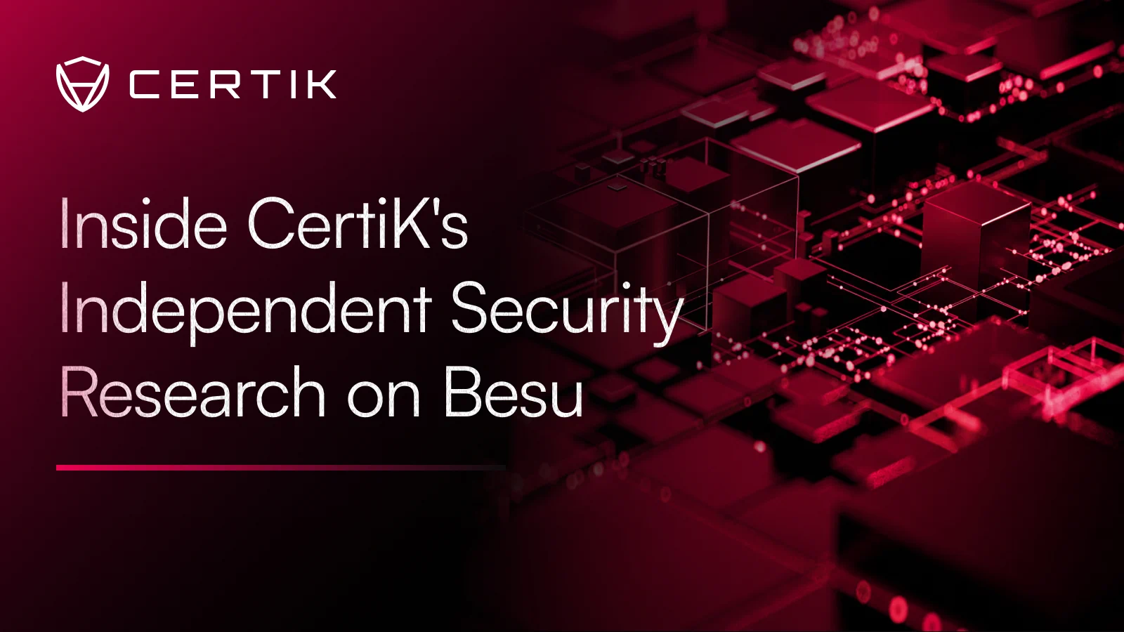 Besu发布安全公告披露5项已修复漏洞,并对CertiK的负责任披露表示感谢