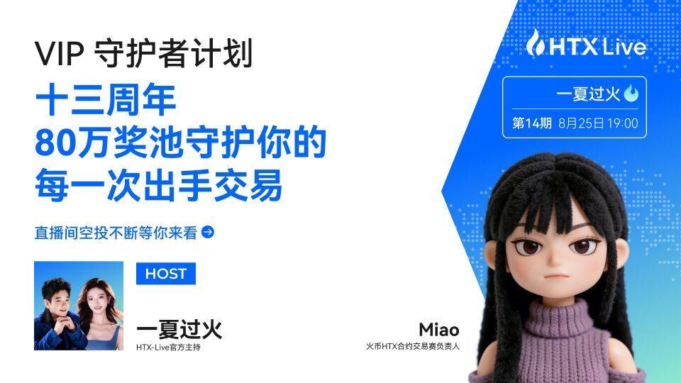 火币HTX、VIP守护者计划、13周年巅峰赛