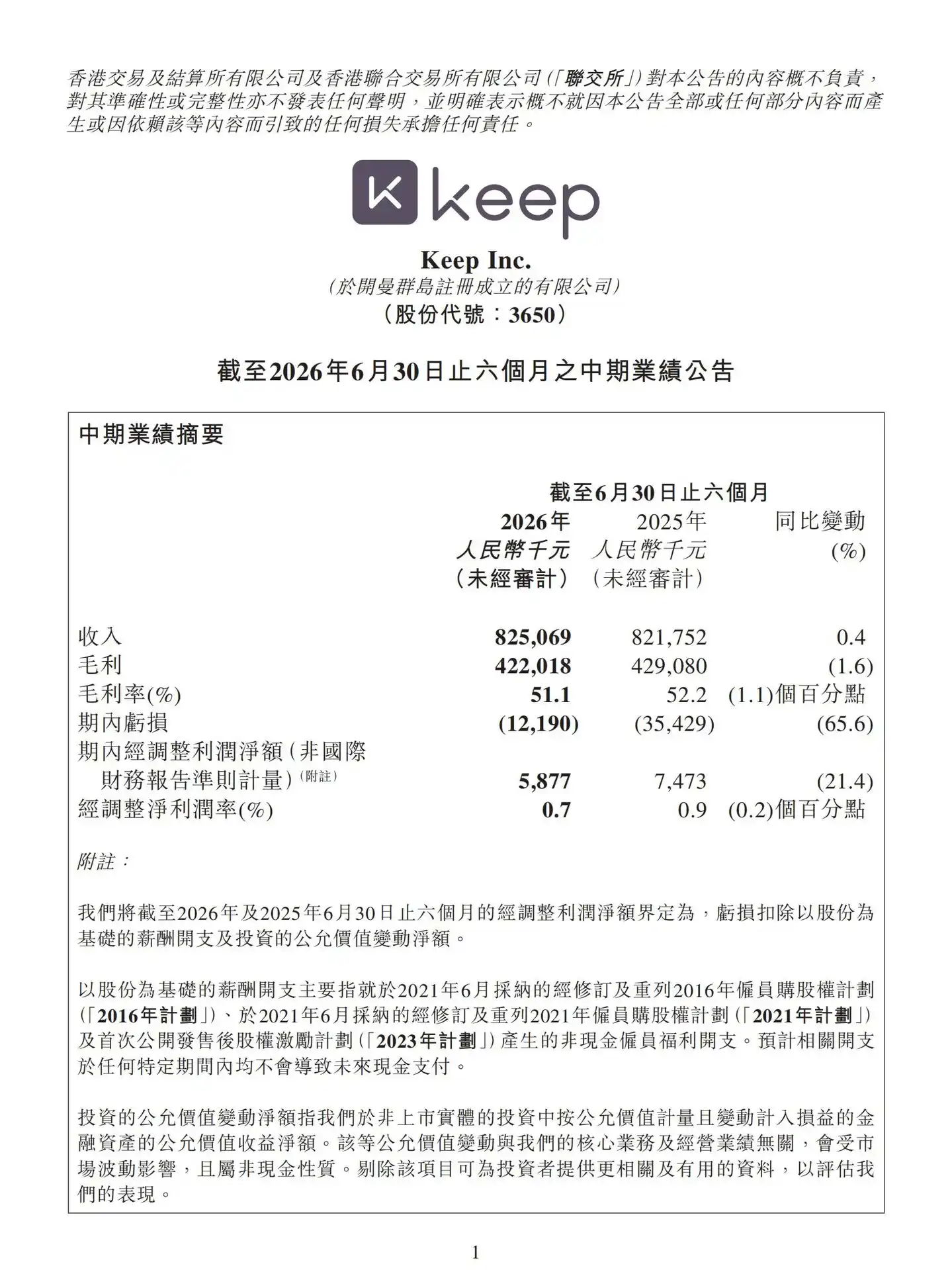 Keep