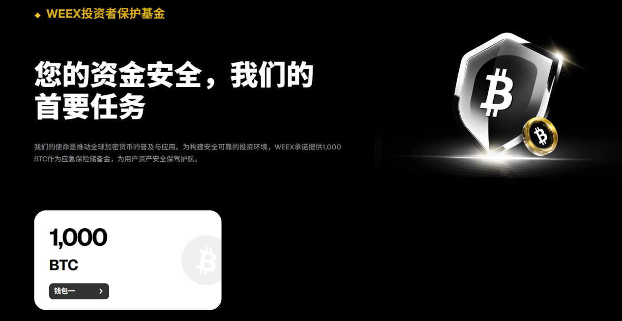 WEEX、储备金证明、保护基金