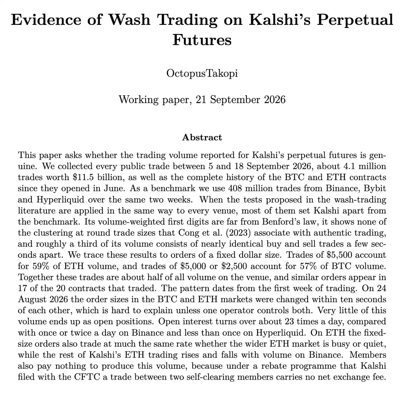 量化交易员硬刚 400 亿 Kalshi 帝国,扯下交易量造假遮羞布