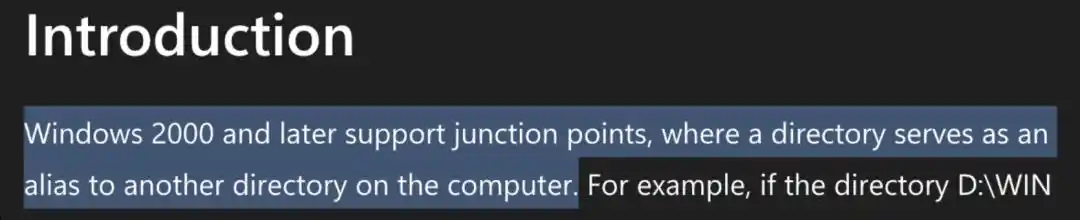 Directory Junction