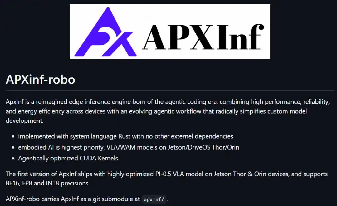 Tsinghua, Infinigence AI and Shanghai Jiao Tong University open-source APXInf for embodied AI inference 3