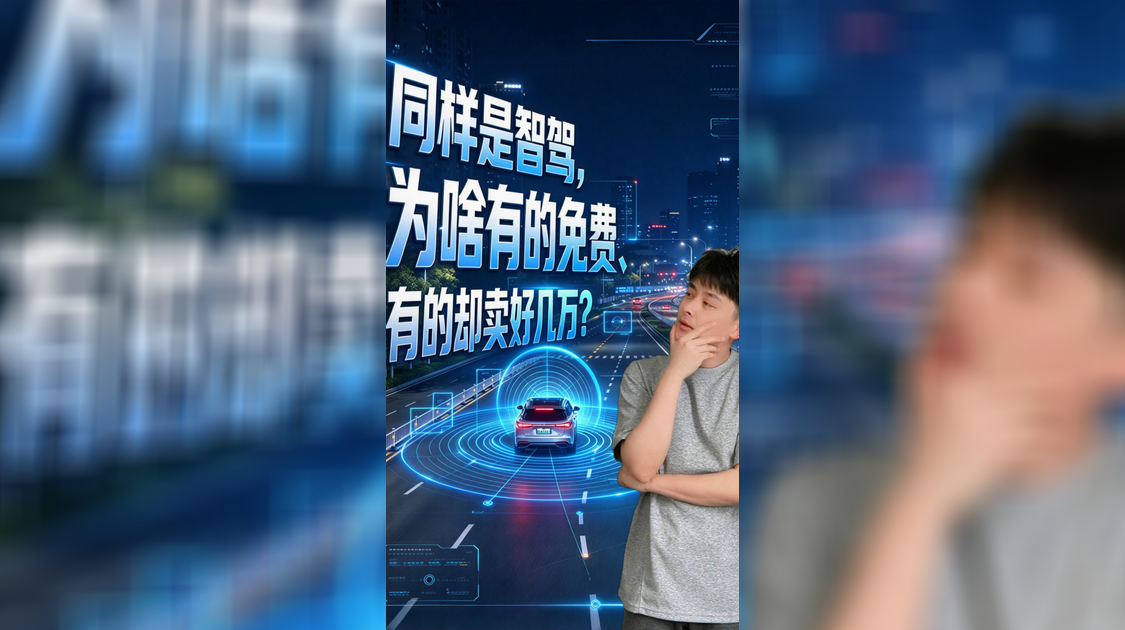 同样是智驾，为啥有的免费、有的却卖好几万？