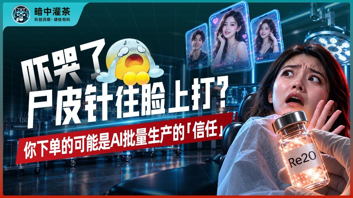 吓哭了 尸皮针往脸上打？你下单的可能是AI批量生产的“信任”